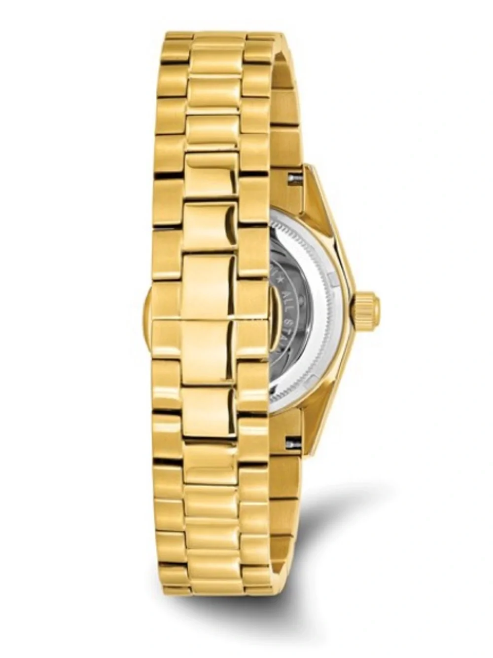 Charles-Hubert Paris Men's Quartz Red Dial Gold-Tone Watch